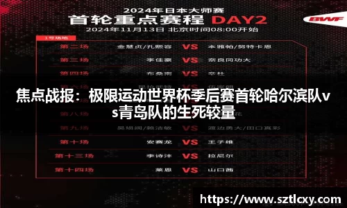 焦点战报：极限运动世界杯季后赛首轮哈尔滨队vs青岛队的生死较量
